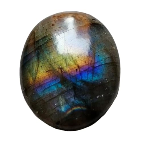 Labradorite naturelle ovale pas chère pour réparer et monter une bague facilement