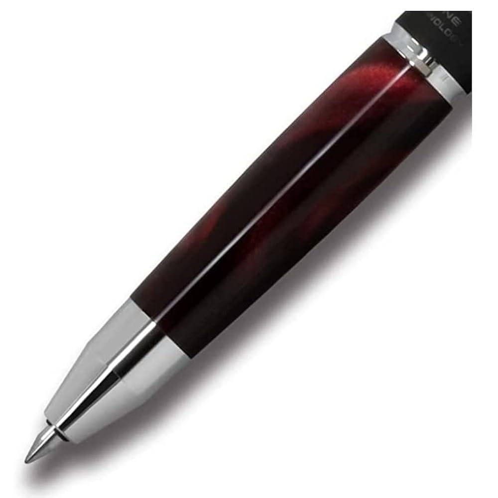 パイロット　 フリクションボールノックゾーン ウッド BLACK&RED　3本 パイロット FRIXION BALL KNOCK ZONEフリクションボールノック