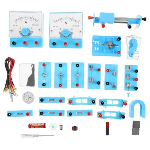 DECOMELODY Caja De Experimentos De Física Juguetes De Electricidad Kit De Electrónica Para Kit De Circuitos Eléctricos Experimento De Circuitos DIY Para Juguete De Electromagnetismo