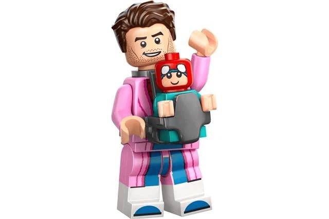LEGO Minifigures Spiderman Across the Spider Verse Spider-Man and Mayday 71050 (Bagged), Pink, Grey, Blue, Minifigure Scale
