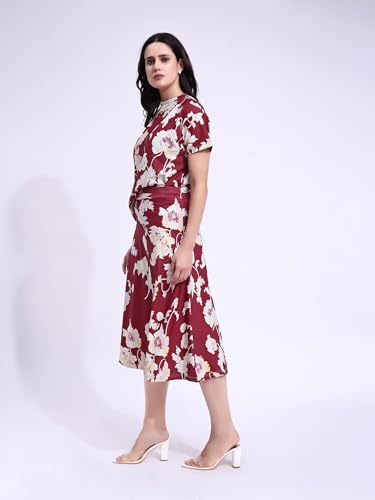 Image of PURVAJA Women's Regular Midi Printed Co-Ords