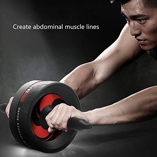 Rolo de equipamento de fitness para exercícios abdominais, equipamento de fitness em casa, rolo de e