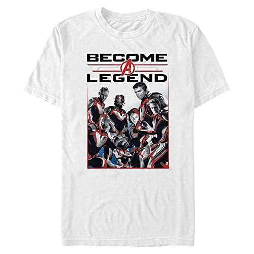 T-shirt Marvel grande taille blanc 3XL coupe homme tops de collection légendaire