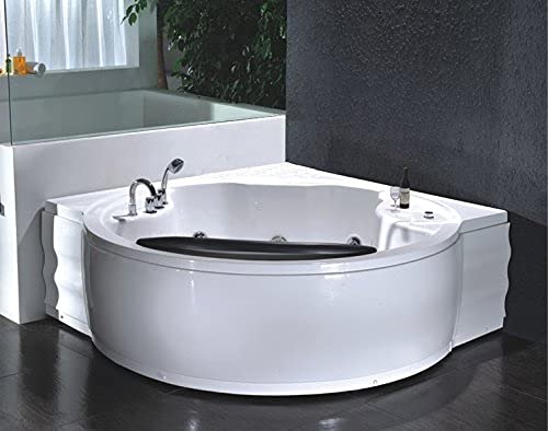 Bagno Italia Vasca da bagno Idromassaggio da cm 180x180 Super accessoriata con Riscaldatore Cromoterapia e 36 getti I11