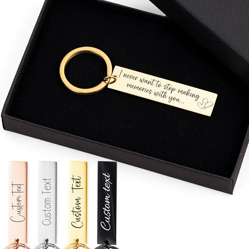 OTISOF CREATIONS Personalised Engraved Keychain, Custom made