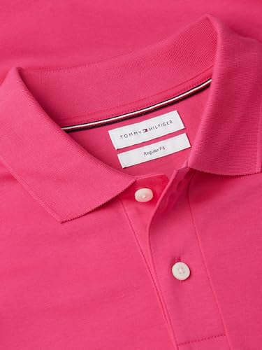 Image of Tommy Hilfiger Mens Short Sleeve Casual Polo Shirts in Regular Fit with Liquid Cotton