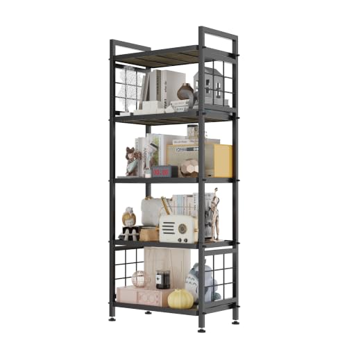GIOTORENT 5-Tier Wooden Shelving Unit