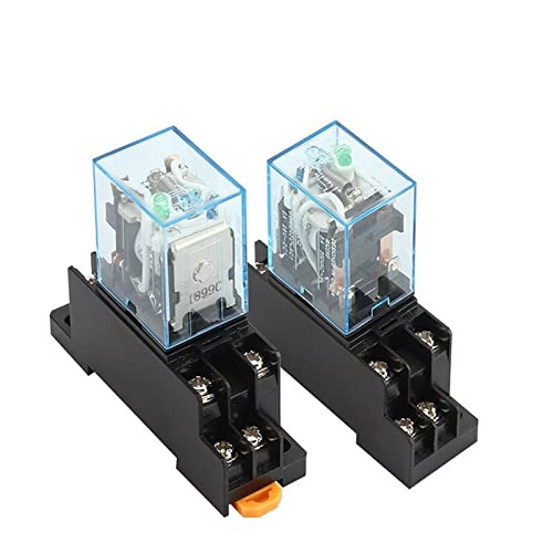 Relé miniatura MY2NJ HH52P para instalación en carriles eléctricos de climatización y bombeo