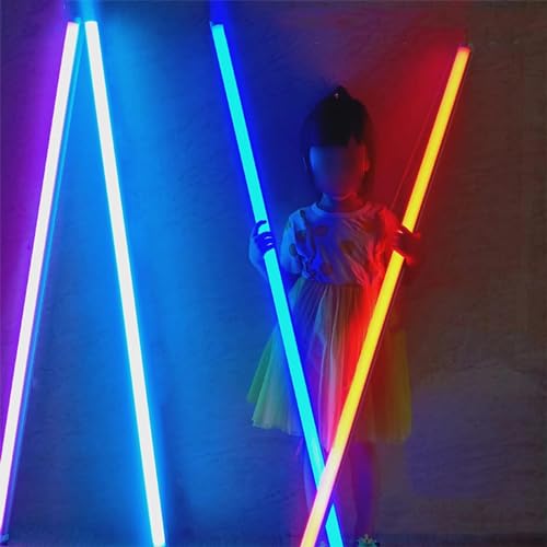 WJW �X�e�B�b�N���C�g LED�ʐ^�Ɩ� ���C�g�X�e�B�b�N �傫�� RGB�r�f�I���C�g�X�e�B�b�N 360°�t���J���[ �����R�� �[�d�� �ɂƂ��� Vlog �X�^�W�I �y�C���e�B���O ������ led���C�g vlog 4 pieces