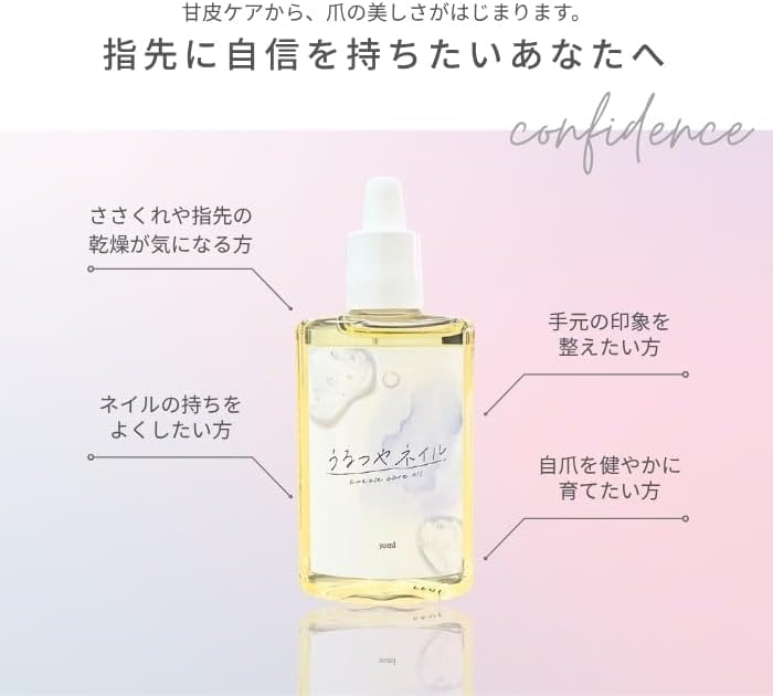 Amazon.co.jp: 【プロネイリスト監修】 ネイルオイル うるつやネイル
