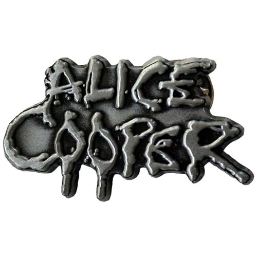 Alice Cooper Dripping Logo Pin Badge One Size