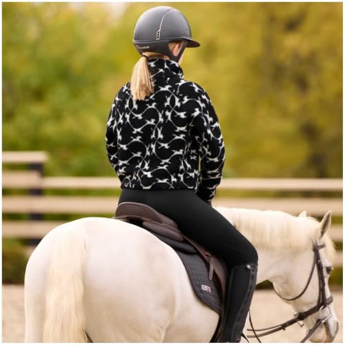 Image of Kerrits Kids Fleece Lite II Knee Patch Winter Horse Riding Tights