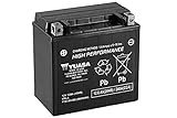Mayor potencia Batería moto Yuasa YTX14H-BS - Sin mantenimiento - 12 V 12 Ah - Dimensiones: 150 x 87 x 147 mm compatible con Piaggio MP3 TOURING IE 300 2011/2012