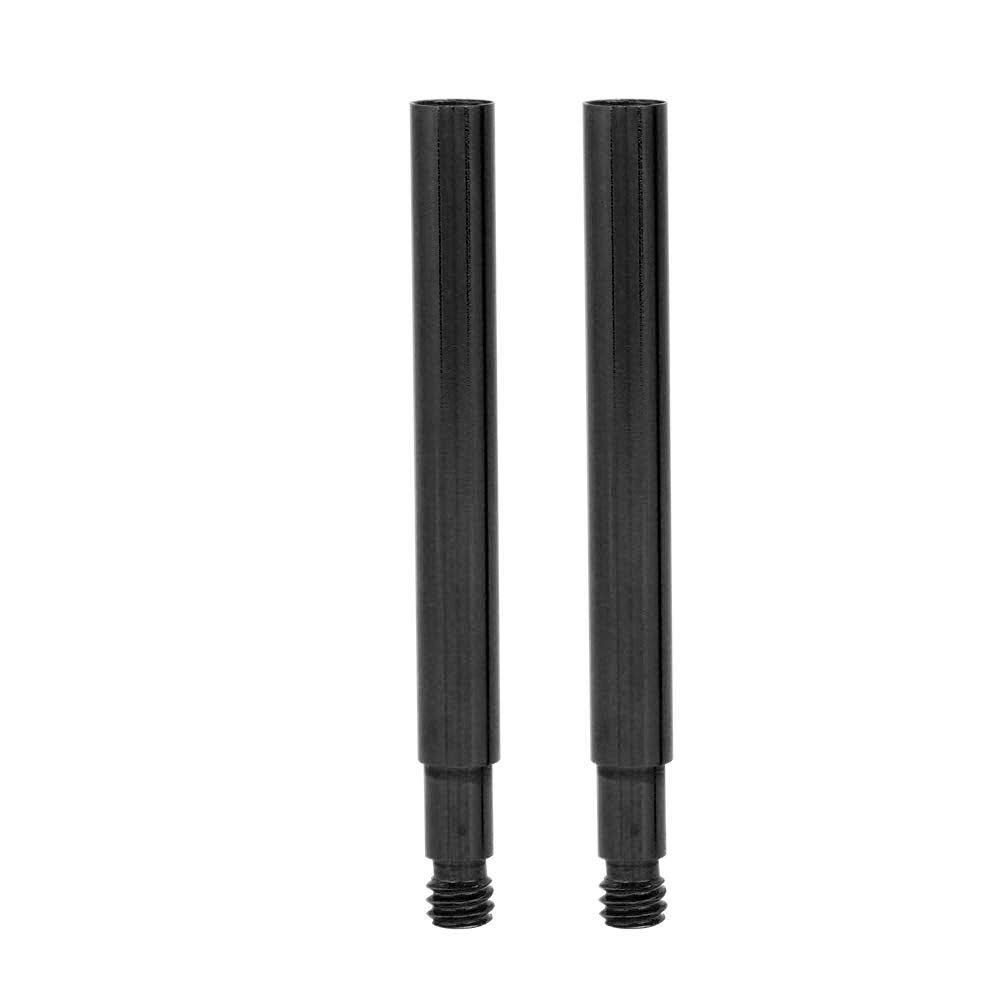 Presta Valve Extender per bicicletta, estensione delle valvole pneumatici 2Pcs da 60 mm(nero)