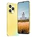 JoyHandy 4G Mobiltelefon, 6,3 Zoll HD-Bildschirm, 32 GB ROM (256 GB Erweiterung), Android 12.0 OS, Face ID/GPS/WiFi/OTG/Dual-SIM Smartphone (Hot40Pro-Gold)