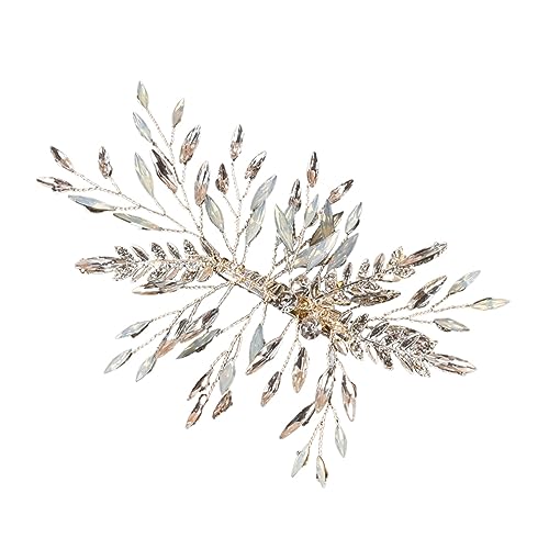 Barrette à cheveux strass Baluue pour mariage et fêtes (Lot de 3)
