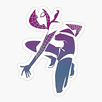 Spider Gwen Color Sticker Decal Vinyl - Peel and Stick to Any Smooth Surface
