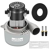 116765-13 116765-00 Central Vacuum Motor, 3-Stage High-Suction Low-Noise 5.7' 120V Replacement, Energy-Efficient Boat Lift Motor for Industrial Wet/Dry Vacuum and Home Cleaning Systems
