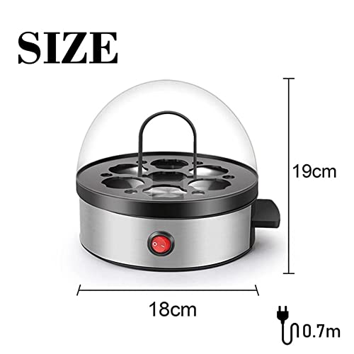 XINDONG Eierkessel Multifunktionaler Eierkessel Mini Eierkesselfrühstück Eierkessel, Timer Mit Automatischer Abschaltfunktion Kompakt Und Leicht Zu Reinigen – Bild 4