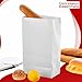 Concession Essentials 4lb White Paper Bags - Pack of 150ct. White Paper Lunch Bags. Great for Holiday Cookie Bags and Arts and Crafts., (CEwhite4lbPaperBag-150CT)