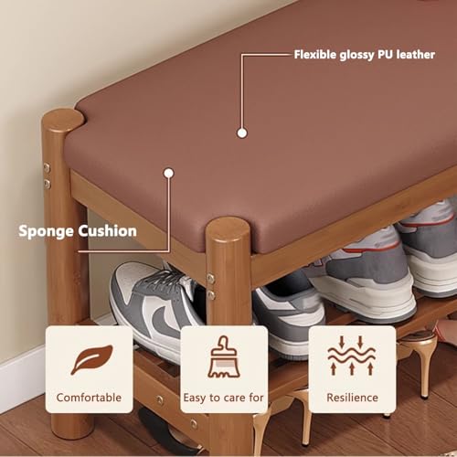 Banc à chaussures compact et solide pour optimiser les petits espaces