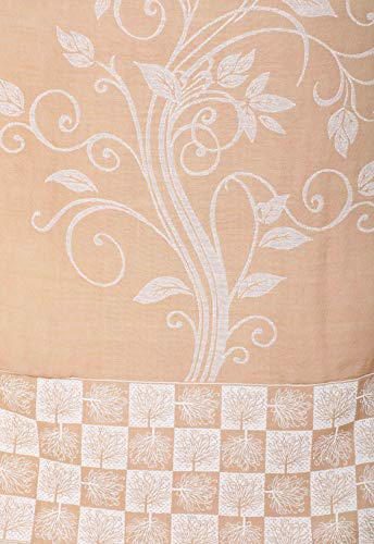 Image of KRITI Paisley Design Woollen Beige Color Shawl For Women