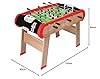 Smoby - Babyfoot Champions - Structure et Pieds en Bois - Poignées Ergonomiques, Lanceur de Balles, Joueurs - 2 Balles en Liège Incluses - A Partir de 8 Ans - Fabrication Française