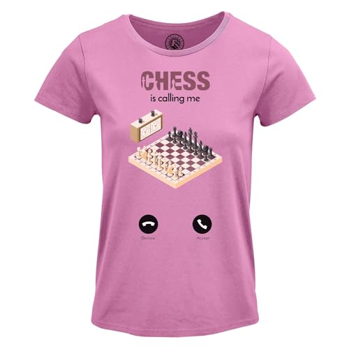 T-shirt échecs col rond femme vêtement coton fin contre la chaleur