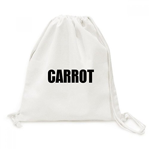 Sac cordon en toile carotte légumes imprimé pour le voyage voyageur