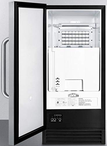 Image of Summit 45 lb. Clear Ice Maker, Stainless Steel - BIM44GADA