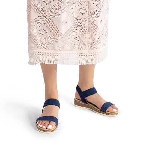 Image of DREAM PAIRS Women's Low Wedge Casual Sandals