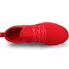 Damyuan Mens Running Walking Tennis Trainers Casual Gym Athletic Fitness Sport Shoes Fashion Sneakers Ligthweight Comfortable Working Outdoor Flat Shoes for Jogging Red Size 9 UK #4