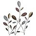 HomeRoots Multi 100% Metal Muted Metal Botanical Stem Wall D?cor