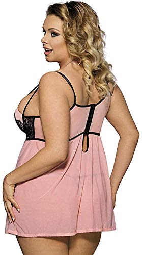 Nuisette sexy anti-inconfort en dentelle douce pour nuits chaudes