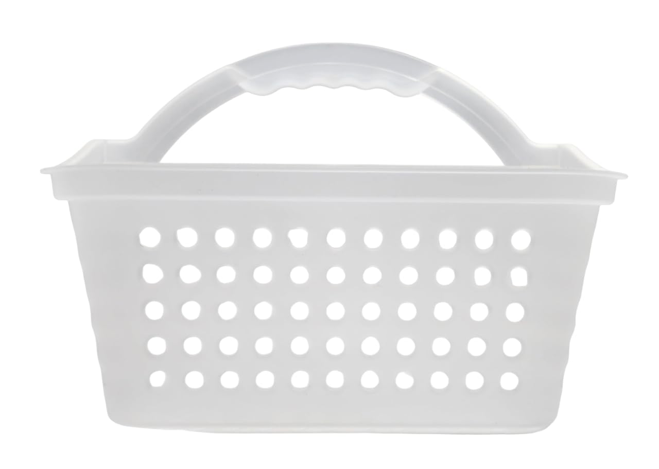 SEDLAV Portable Shower Caddy - Frost Exclusive Plastic Space-Efficient Design for Travel Dorms