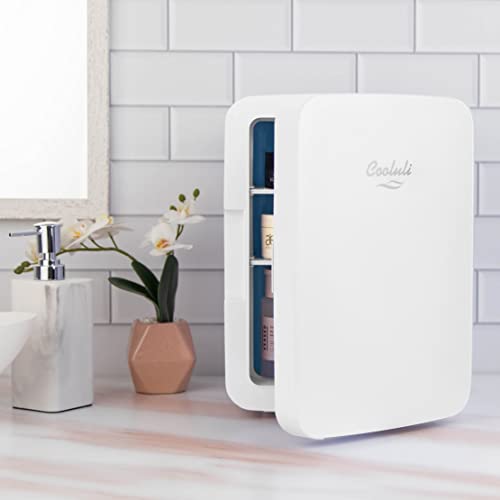 Cooluli I10L2W 10L Mini Fridge For Bedroom - Car, Office Desk & College Dorm Room 12V Portable Cooler Warmer Food, Drinks, Skincare, Beauty Makeup Ac/Dc Small Refrigerator thumb #6