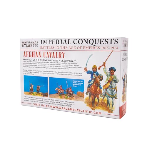 Wargames Atlantic Imperial Conquests - Afghan Cavalry Miniatura 28MM miniatura 2