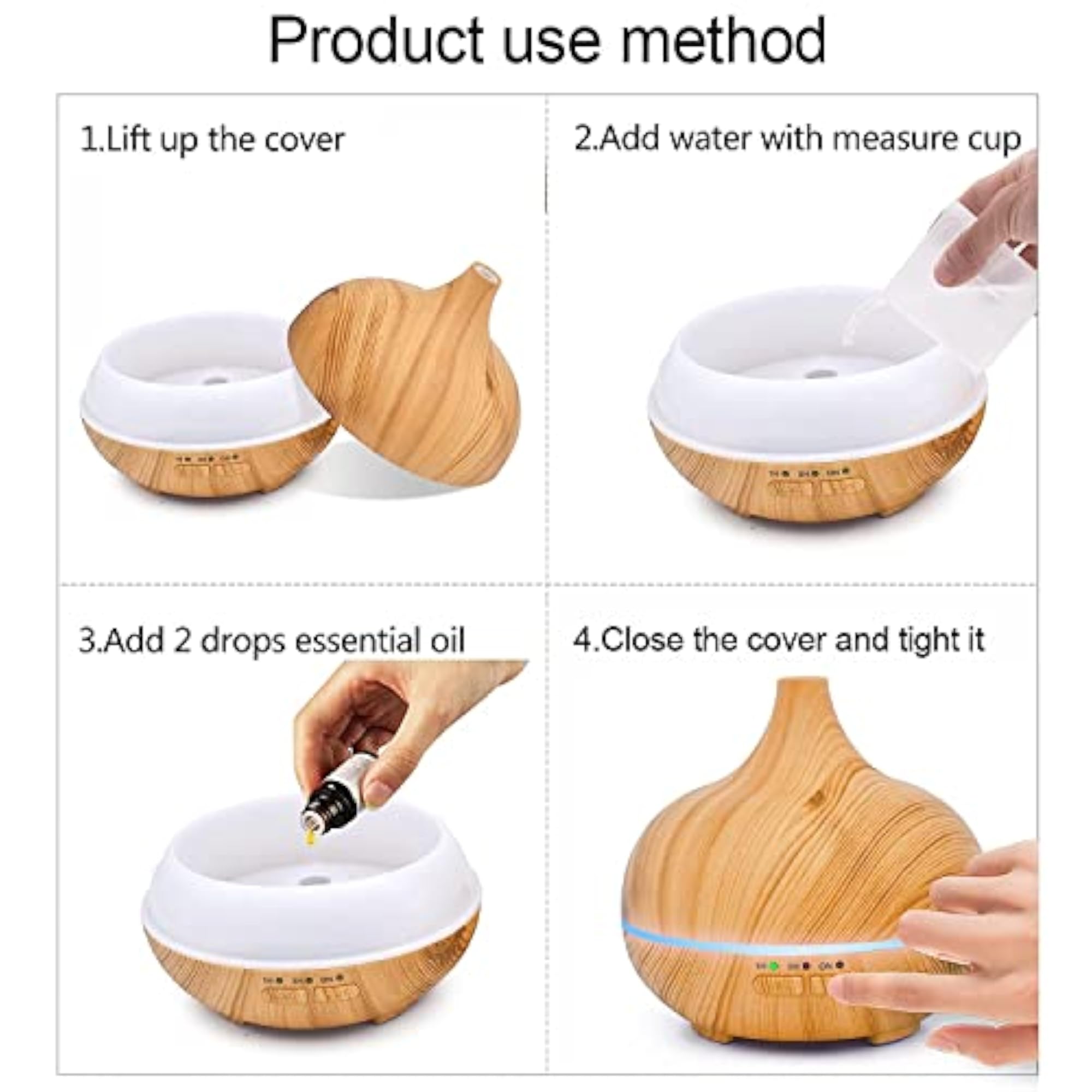Ubersweet Mist Humidifier, USB Powered Aromatherapy Diffuser
