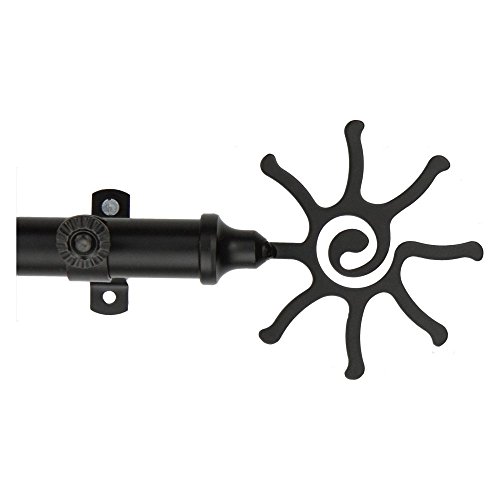 Modern Sun Curtain Rod Size: 66