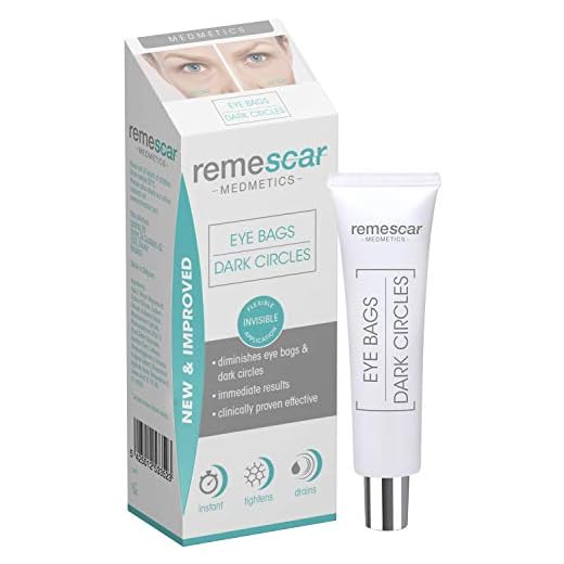 Remescar - Remescar Fórmula Nueva y Mejorada Bolsas y ojeras 2 - Crema para las bolsas de los ojos - Corrector de ojeras - Elimina las bolsas - Tratamiento instantáneo para bolsas de ojos