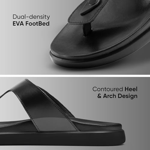 Image of Frido Cloud Comfort Sandal For Men | Soft Ortho Care Arch Support for Pain Relief, Anti-Skid Sole Diabetic & Orthopaedic Footwear With Bounce Back Cushion for All-Day Comfort