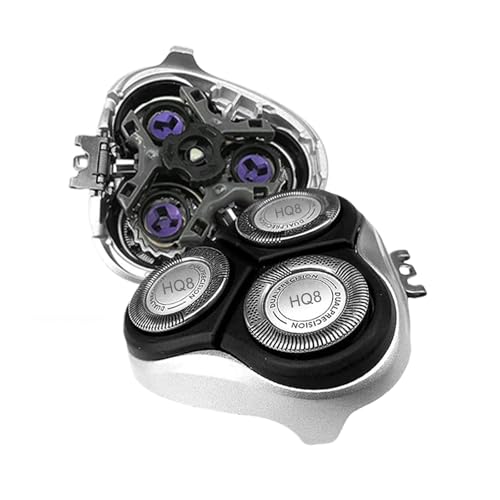 HQ8 Replacement Head for Philips Norelco Aquatec Shavers Complete Shaver Head Fits PT720 PT730 PT810 PT815 PT860 Series Wet & Dry Washable (Replacement Head)