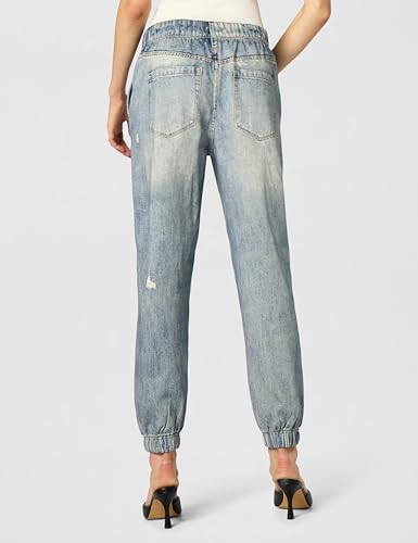 [BLANKNYC] Womens French Terry Distressed Printed Denim Jogger, Comfortable & Stylish Pants3