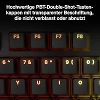 be quiet! Dark Mount Silent Linear DE ISO Gaming Tastatur, 8 Display-Caps – Ansicht 6
