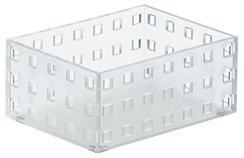 ライクイット 収納ケース 小物収納 ブリックス 140 スリム M 幅10.5x奥14x高6.3cm クリア 日本製 9001