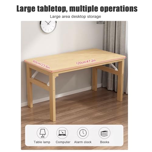 Table pliante bureau gain de place pour salon encombré et pc portable