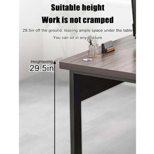 Bureau compact 140x60 pour petits espaces idéal contre le manque de place - 8