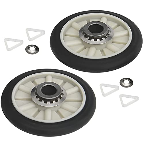 Seentech 349241T Dryer Drum Roller Kit - Exact fit for Whirlpool KENMORE SEARS clothes dryers - Replaces: AP3098345 337089 3389901 3397588 3397590 340352