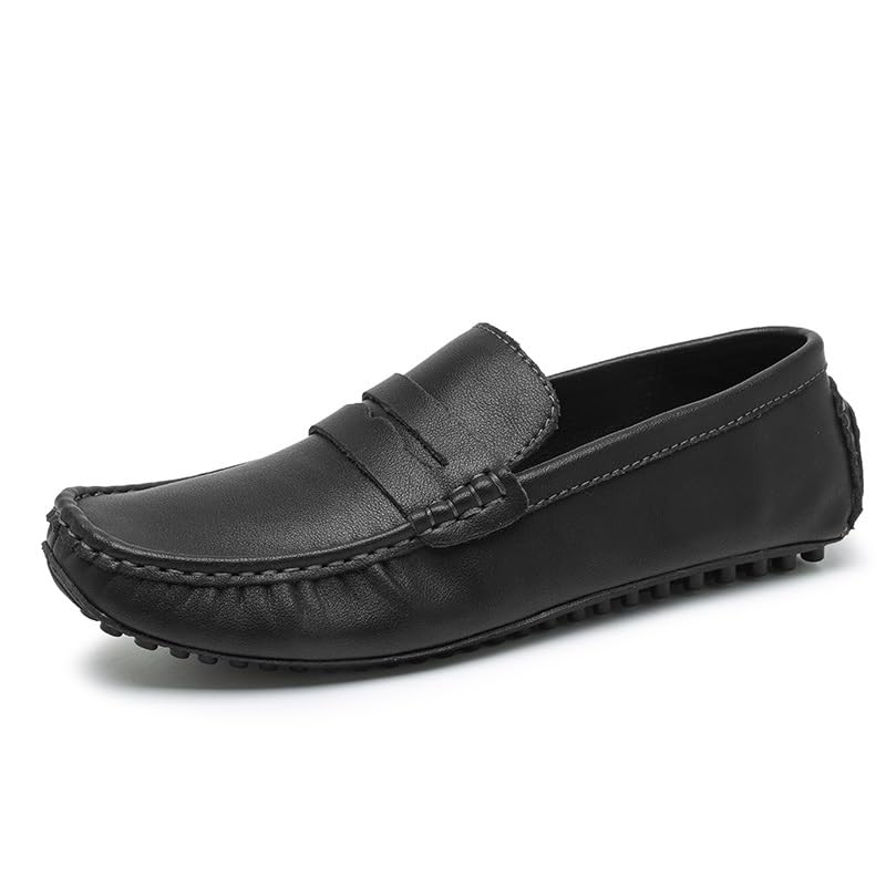 Loafers for Men PU Leather Penny Driving Loafers Flat Heel Comfortable Lightweight Outdoor Slip-ons2