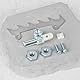 eMagTech 1 Set Baumkrallen-Kettenspanner Kompatibel mit Stihl 017 018 021 023 025 MS170 MS180 MS210 MS230